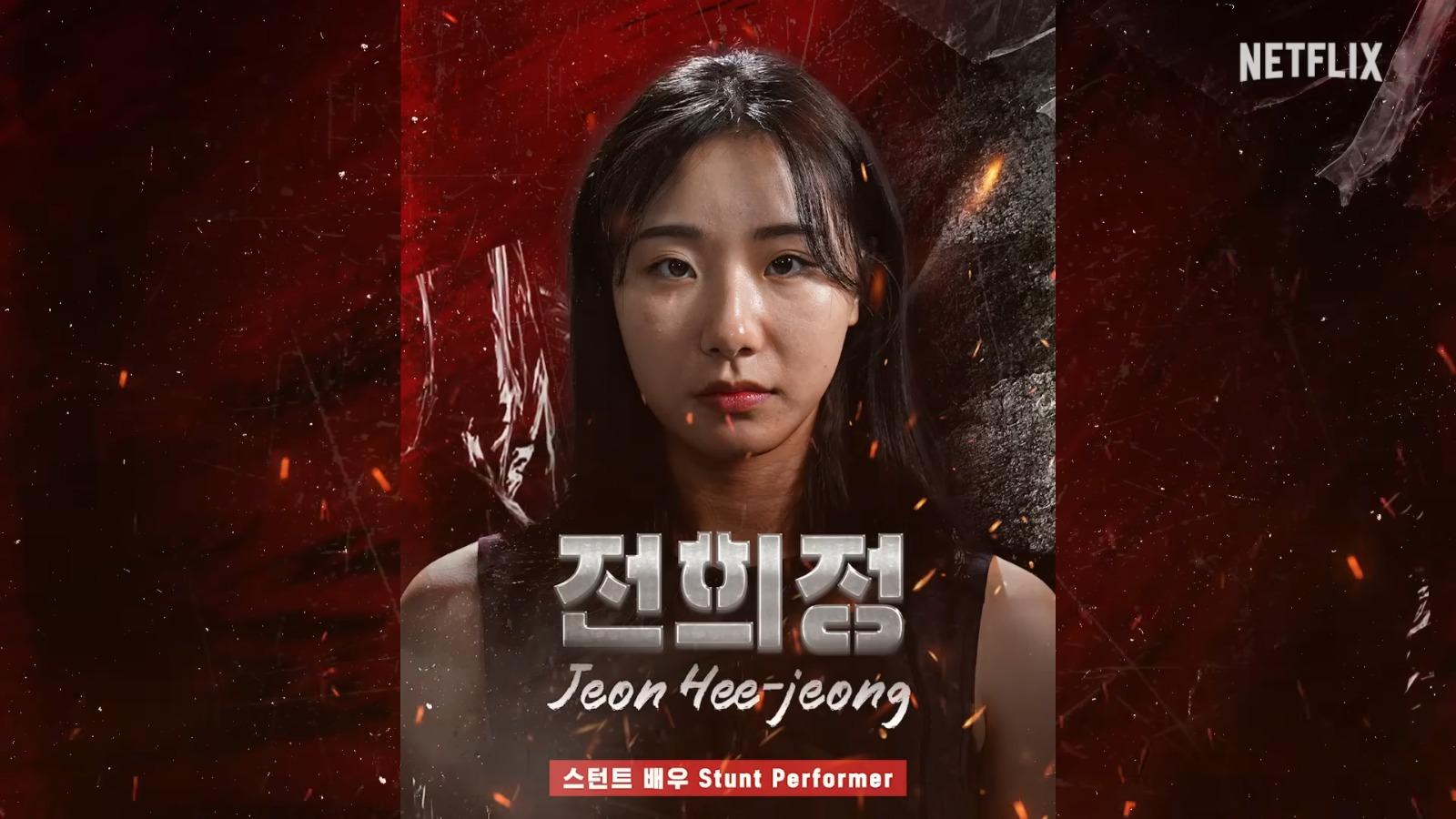 《體能之巔:百人大挑戰》第2季Physical: 100女選手︰Jeon Hee-jeong