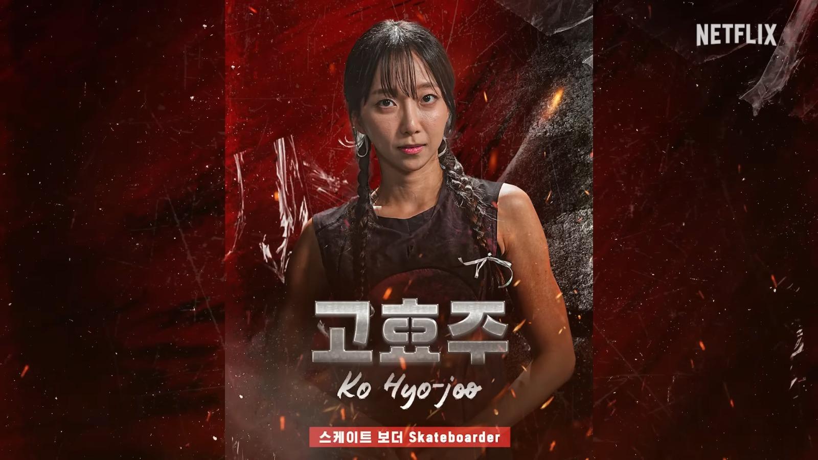 《體能之巔:百人大挑戰》第2季Physical: 100女選手︰Ko Hyo-joo