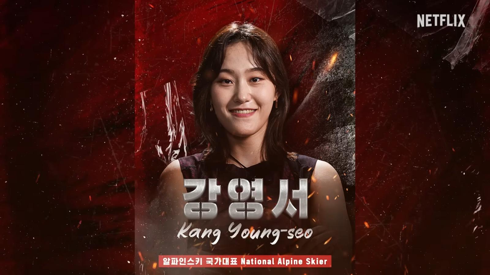 《體能之巔:百人大挑戰》第2季Physical: 100女選手︰Kang Young-seo