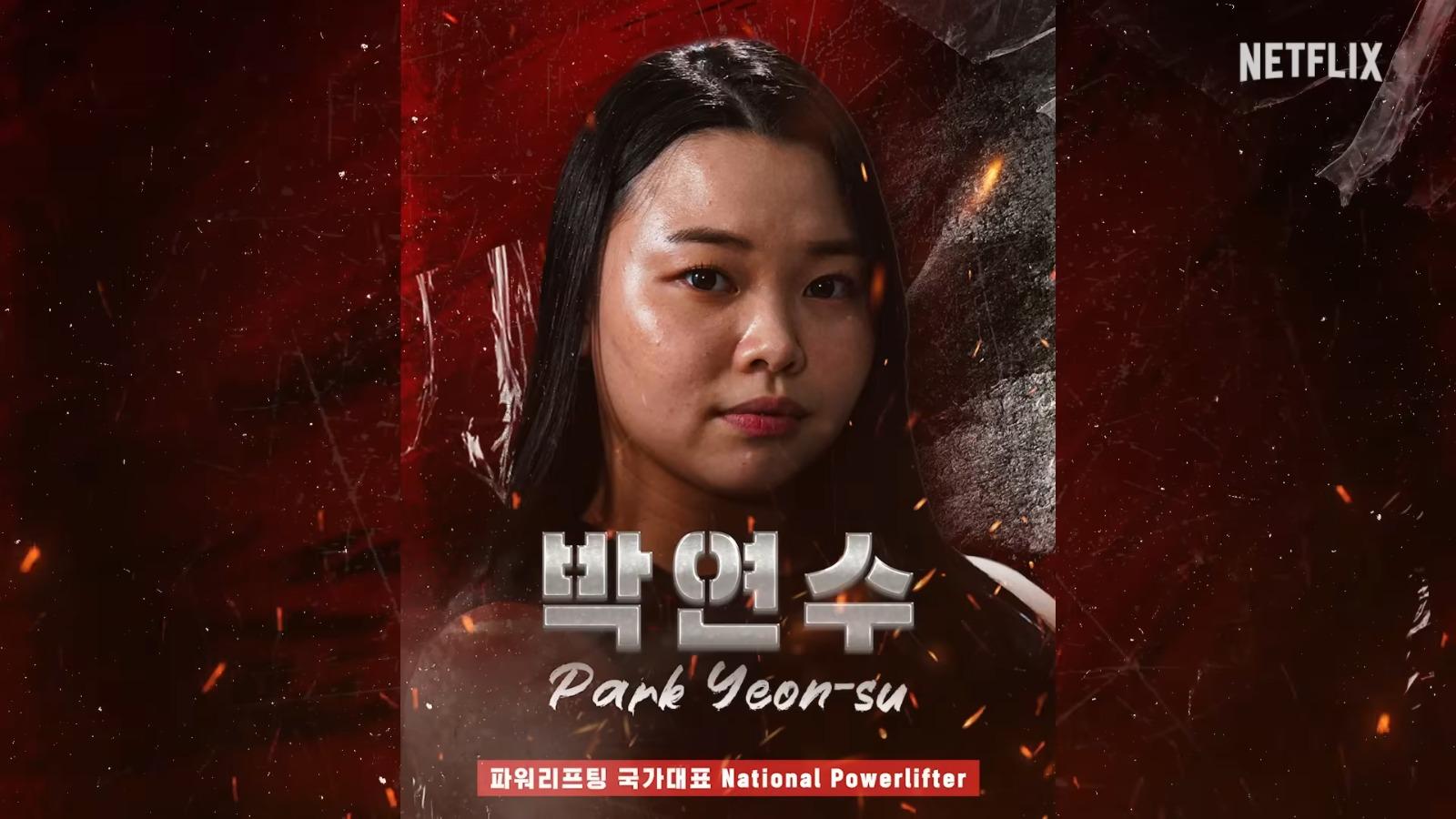《體能之巔:百人大挑戰》第2季Physical: 100女選手︰Park Yeon-su