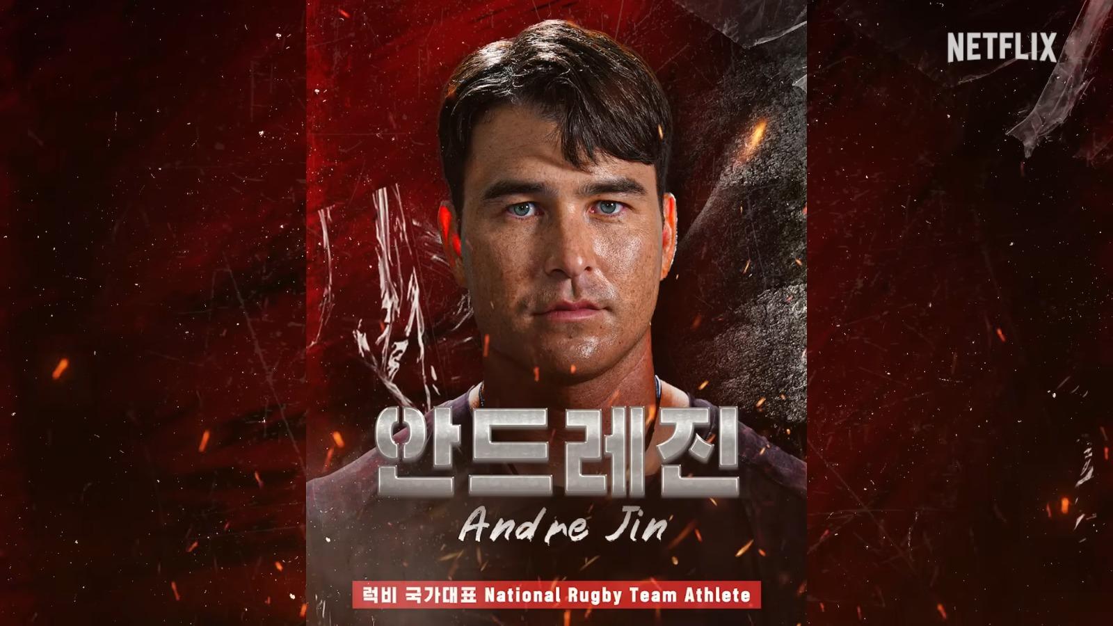 《體能之巔:百人大挑戰》第2季Physical: 100男選手︰Andre Jin