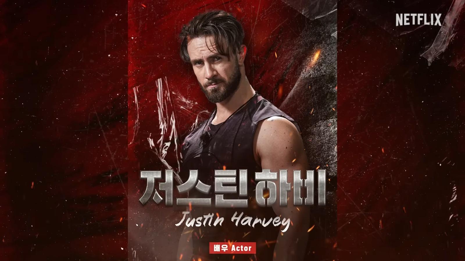 《體能之巔:百人大挑戰》第2季Physical: 100男選手︰Justin Harvey