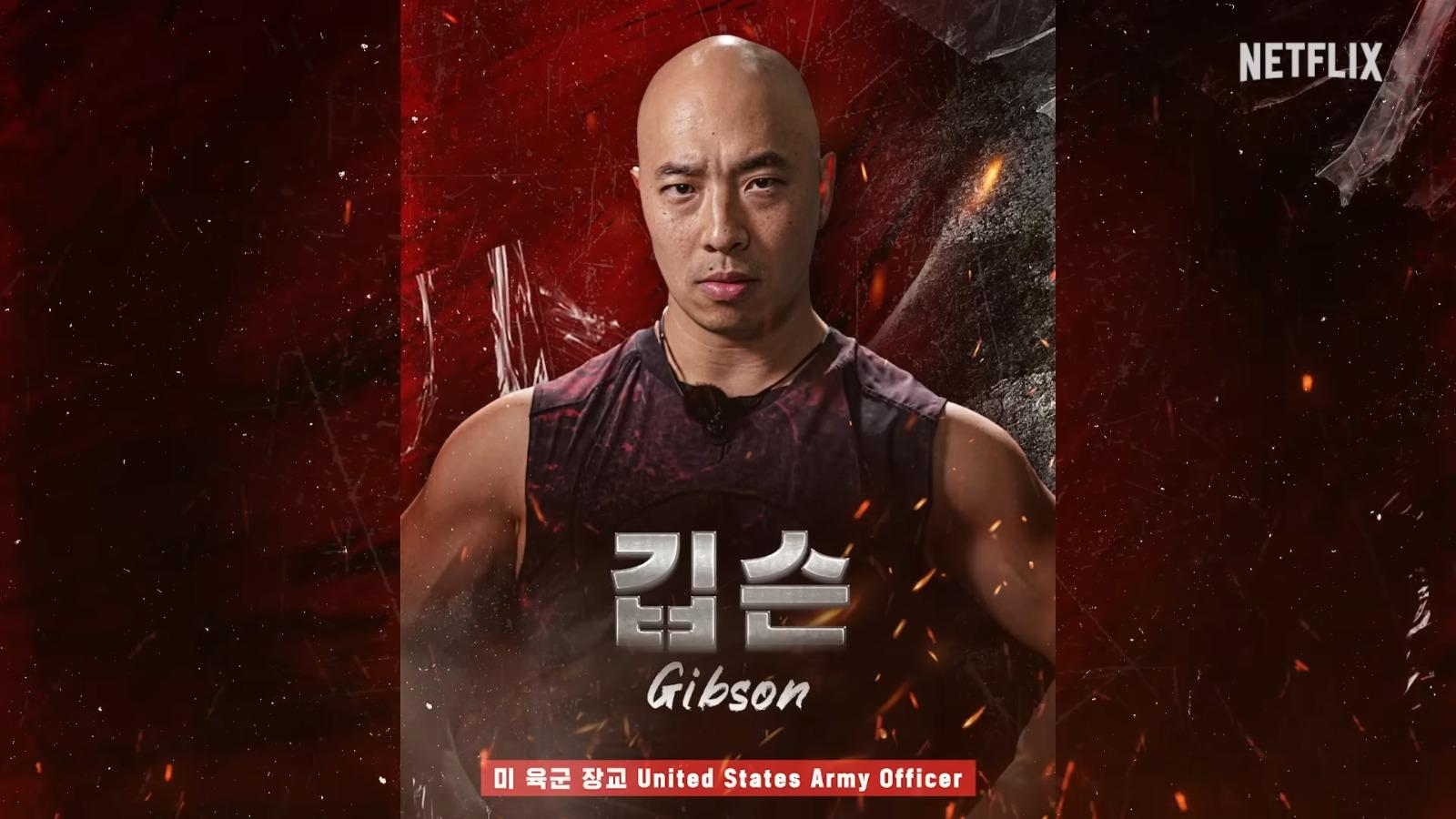 《體能之巔:百人大挑戰》第2季Physical: 100男選手︰Gibson