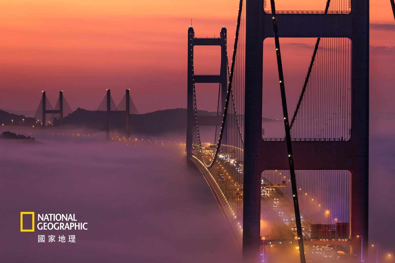 風景組亞軍/得獎者:謝漢明/作品名稱:霧上航行