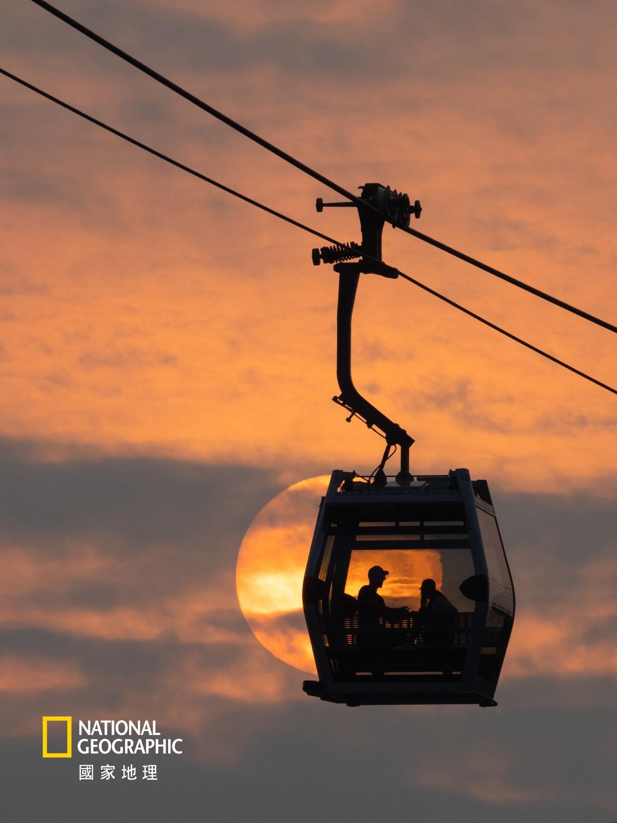 風景組佳作/得獎者:蘇廣平/作品名稱:我們與夕陽有個約會