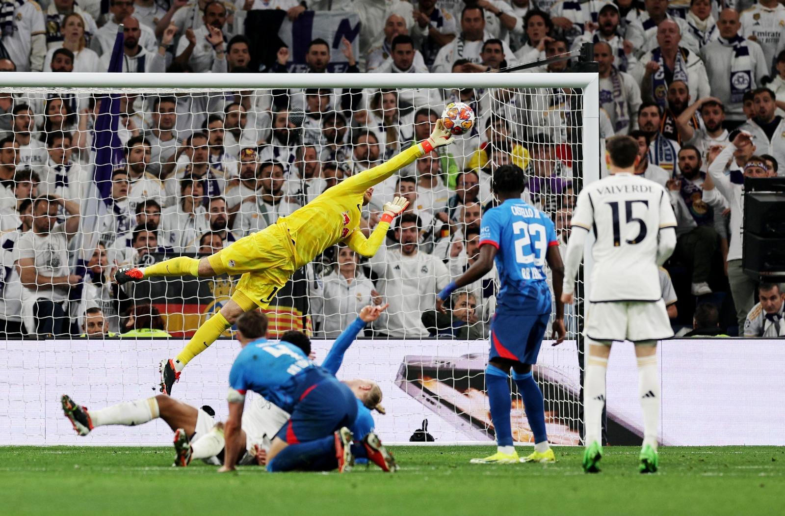 歐聯|皇家馬德里兩回合計以2︰1淘汰RB萊比錫,晉級歐聯8強。(路透社)