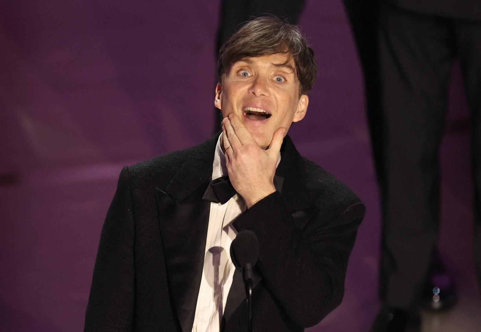 奧斯卡2024,斯里安梅菲(Cillian Murphy)憑《奧本海默》成為最佳男主角