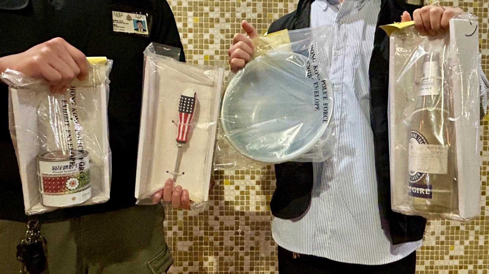 將軍澳男子涉非法收數被捕 檢紅油螺絲批