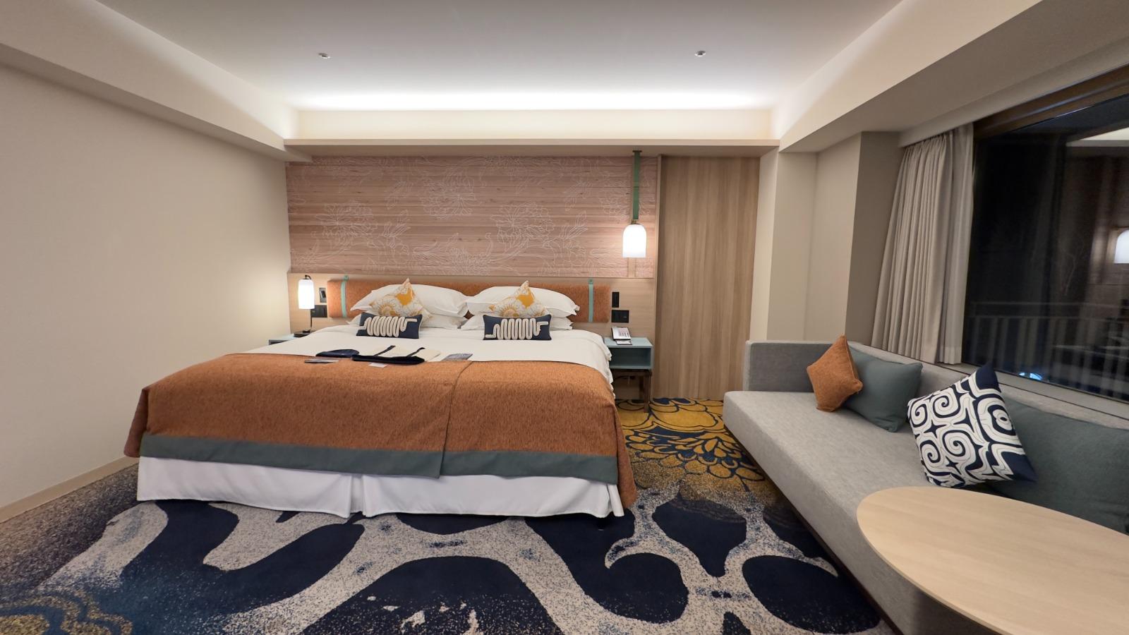 Club Med Kiroro Grand酒店房間以木質材為主調,感覺溫暖舒適。(圖:日本見)