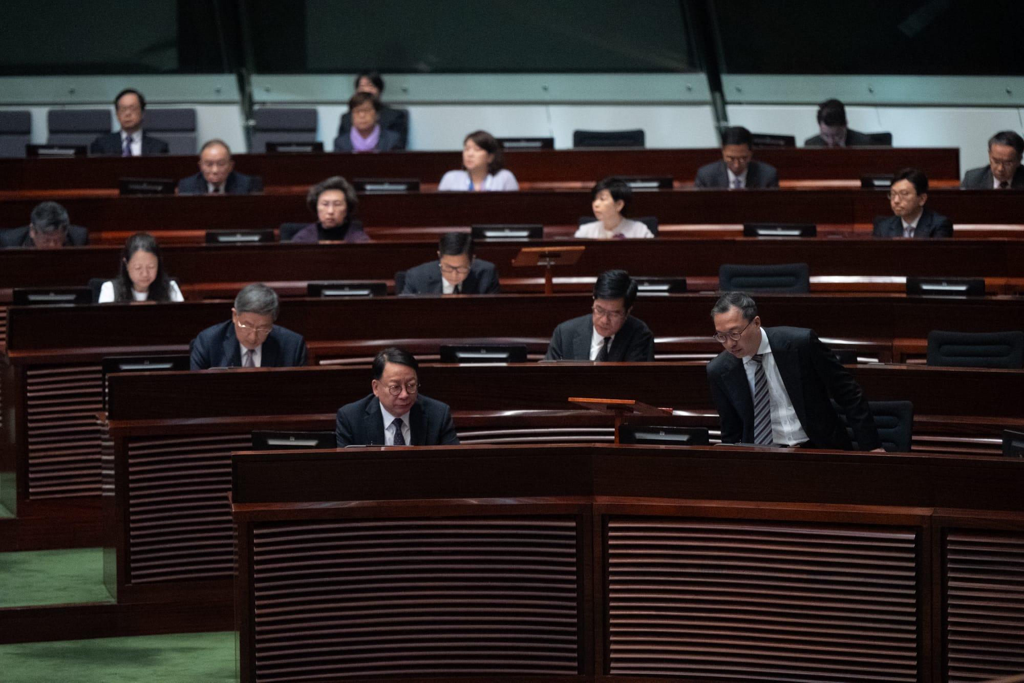 23條立法|立法會二讀通過草案(林靄怡攝)