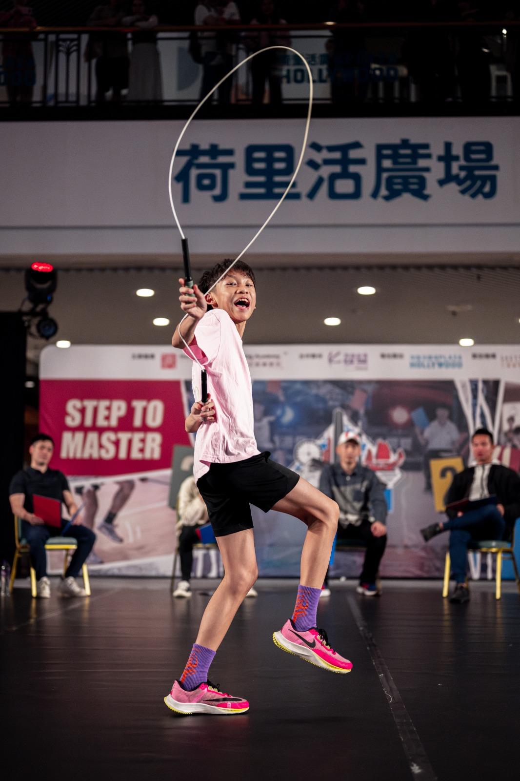 香港個人全能跳繩公開賽,15歲或以下男子組Battle對決賽亞軍 - 廣洲樊灝罡