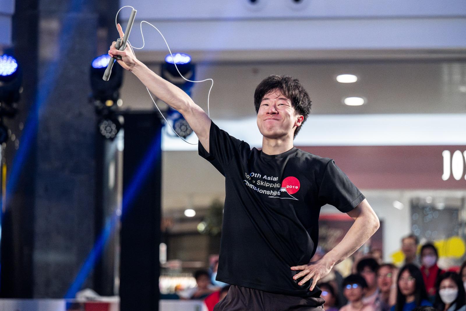 香港個人全能跳繩公開賽,日本選手Takemura Kan4強表現出色