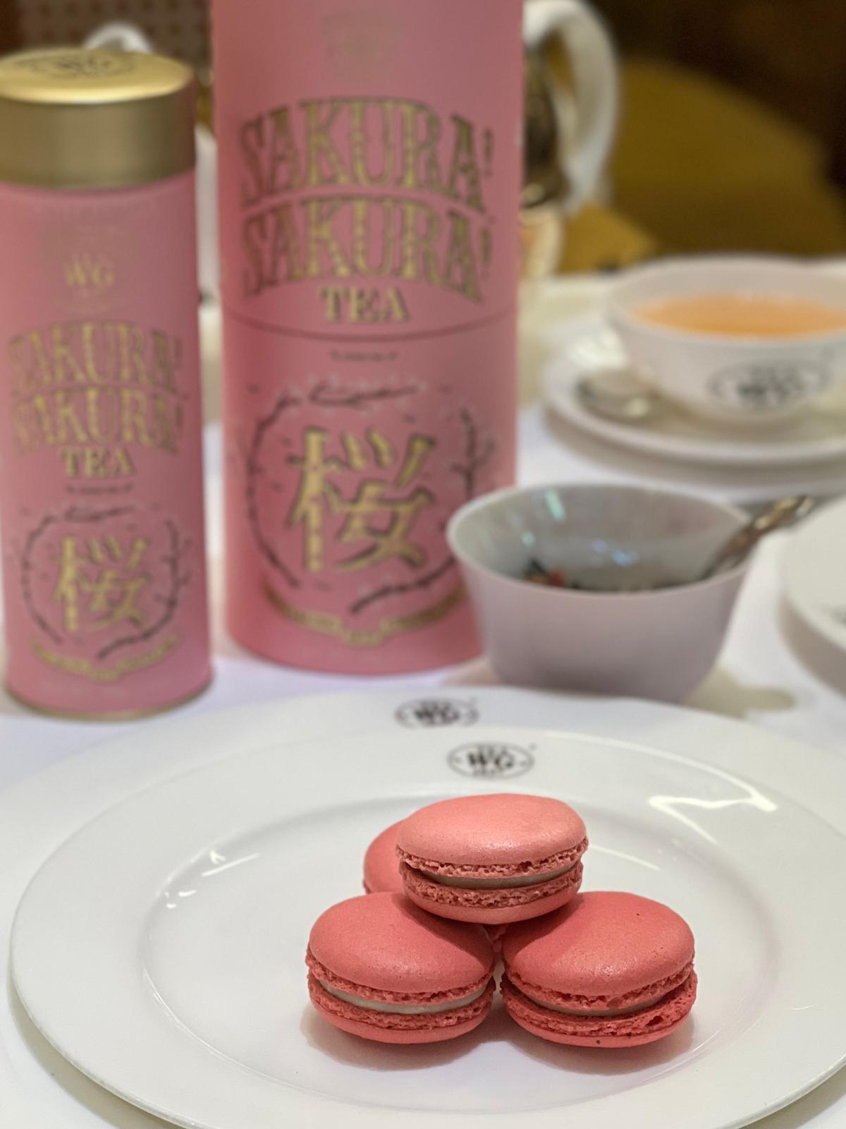 Tea WG將春季期間限定的盛品系列茗茶之「櫻之頌!」融入到每道菜式。