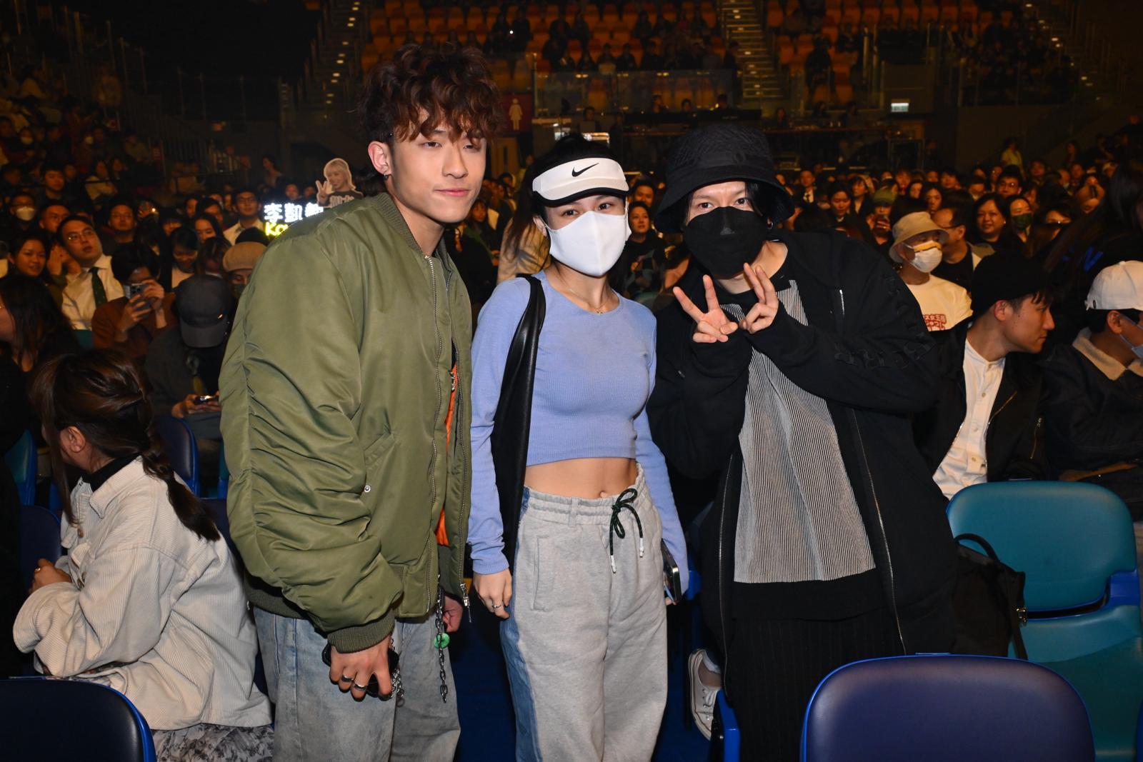 ANSONBEAN、陳健安、COLLAR成員Winka均有到場支持。