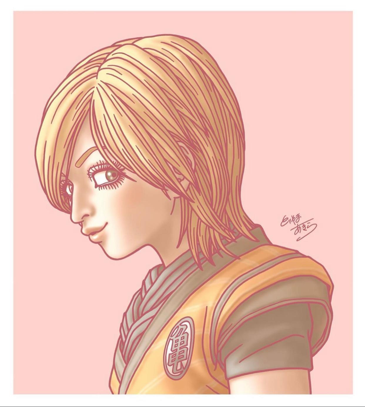 步姐曾獲鳥山明繪畫肖像插圖。