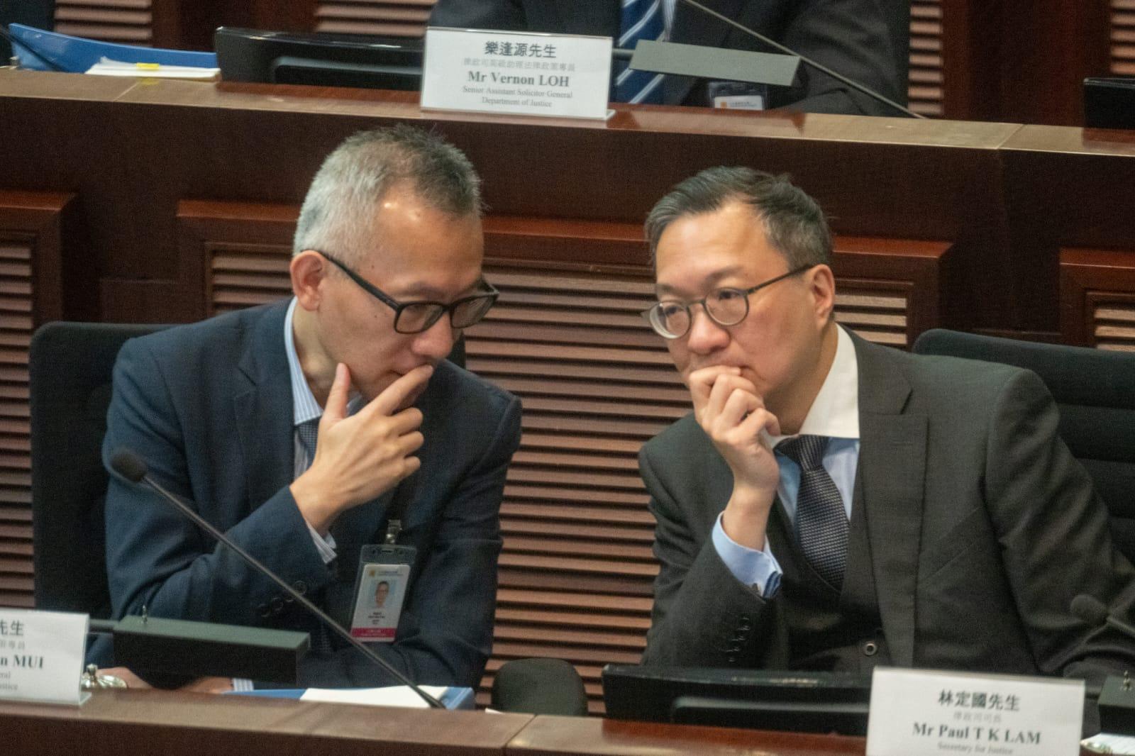 23條立法|法案委員會完成審議修正案。(陳奕釗攝)