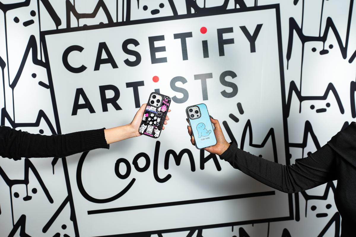 CASETiFY x Coolman手機殼設計可愛,貓奴必買。