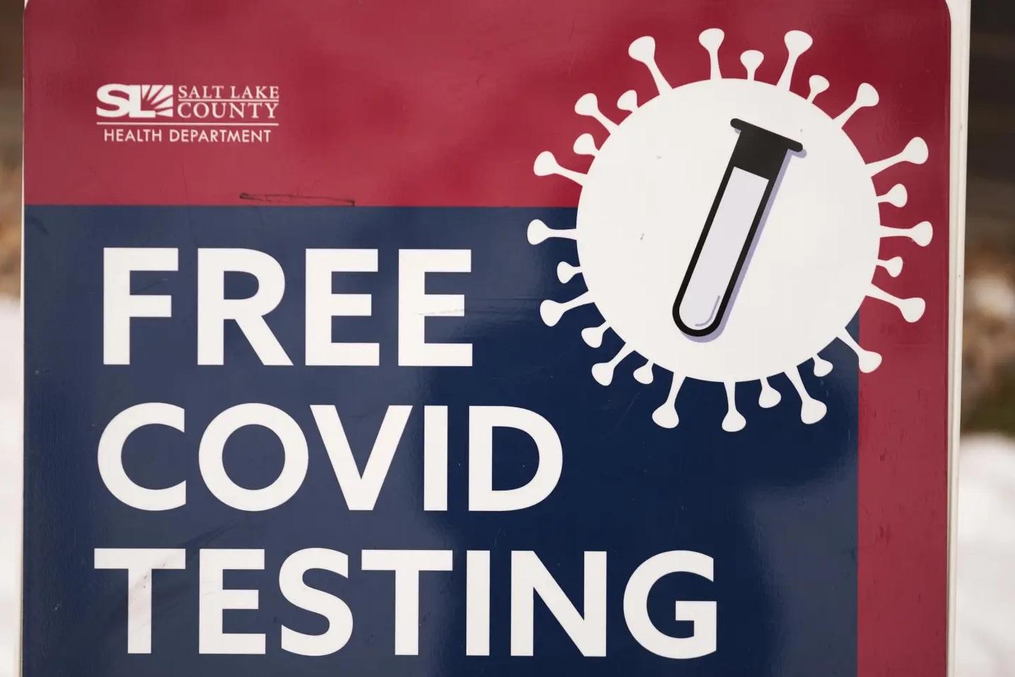 美國鹽湖城2022年給居民提供免費病毒檢測。(資料圖片)