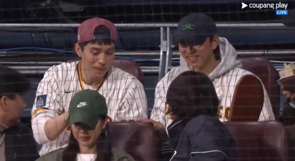 MLB比賽現場星光熠熠,觀眾席和賽場一樣有看頭。