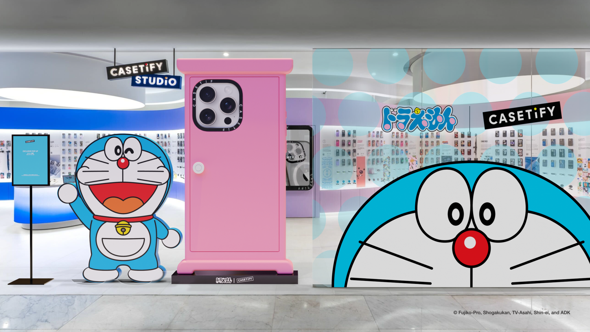 K11 Musea分店將設多啦A夢特別裝飾,必影巨型隨意門手機殼打卡位。