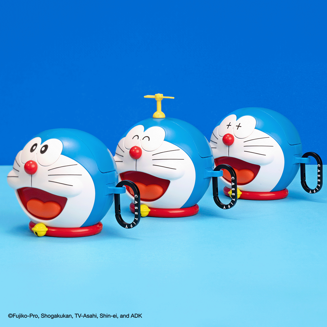 多啦A夢AirPods Pro保護套有3個表情可選,又可放上竹蜻蜓,定價$749。