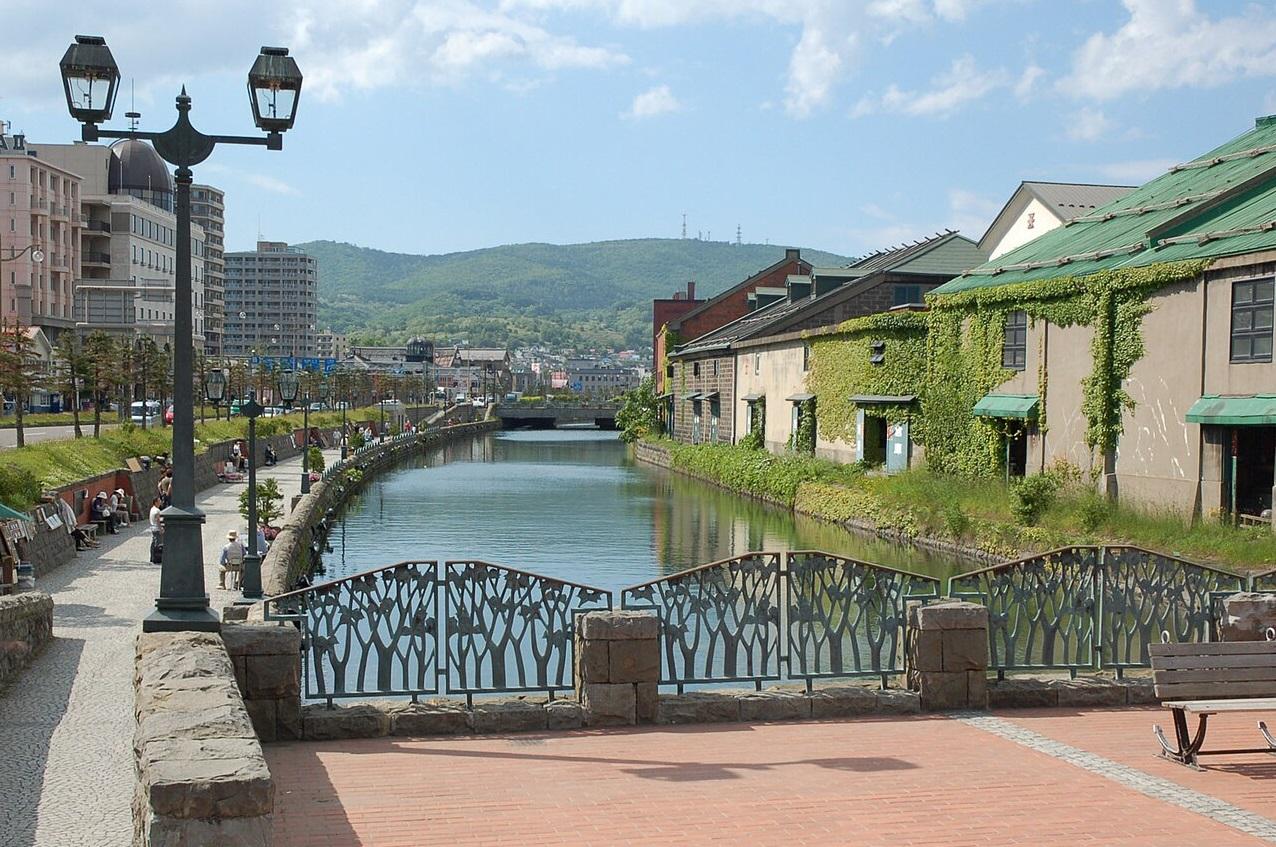 北海道知名景點小樽運河。(互聯網)