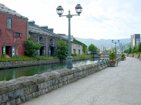 北海道知名景點小樽運河。(互聯網)