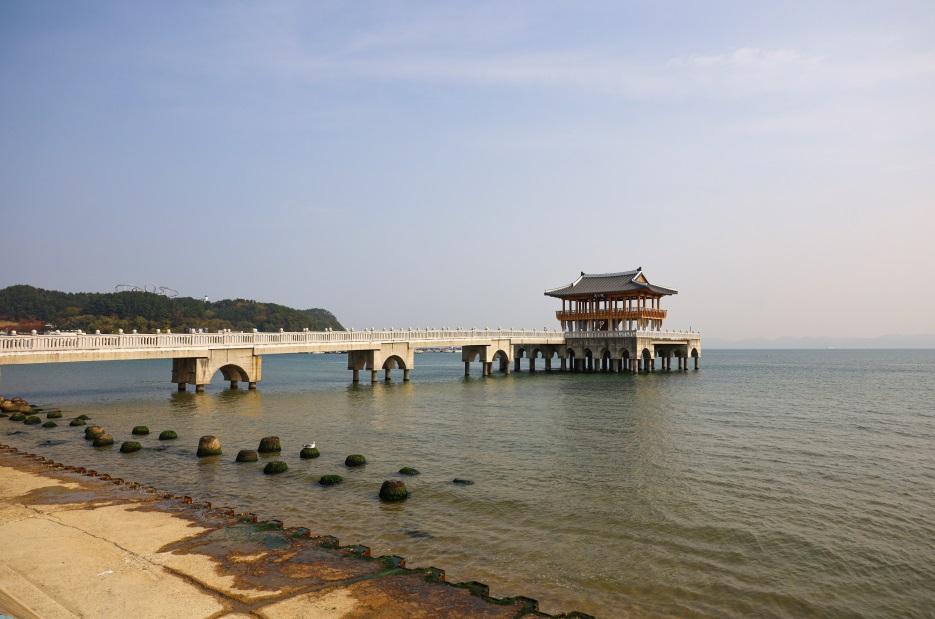 南韓慶尚北道浦項市的迎日臺海水浴場。(互聯網)