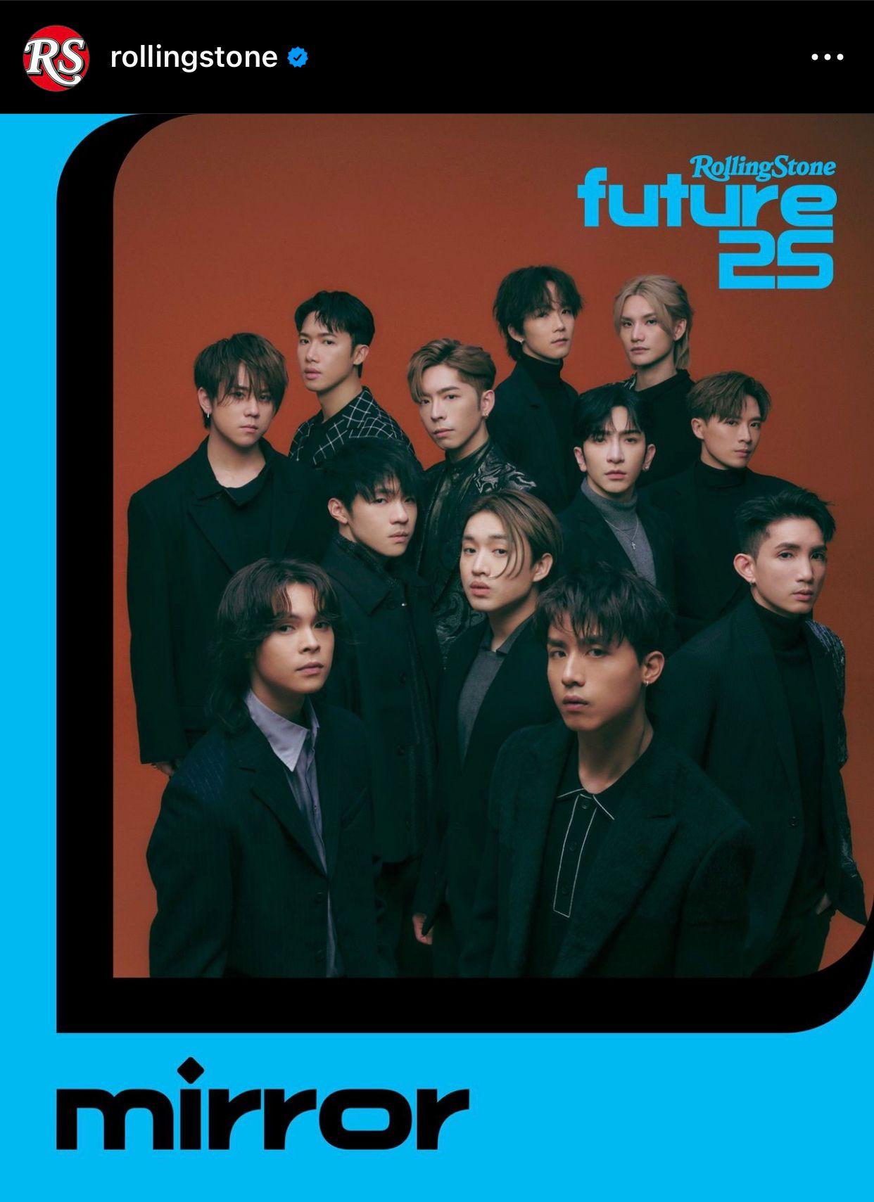 MIRROR登上美國權威音樂雜誌《滾石》,訪問更以「將粵語流行音樂推向世界」作為標題。
