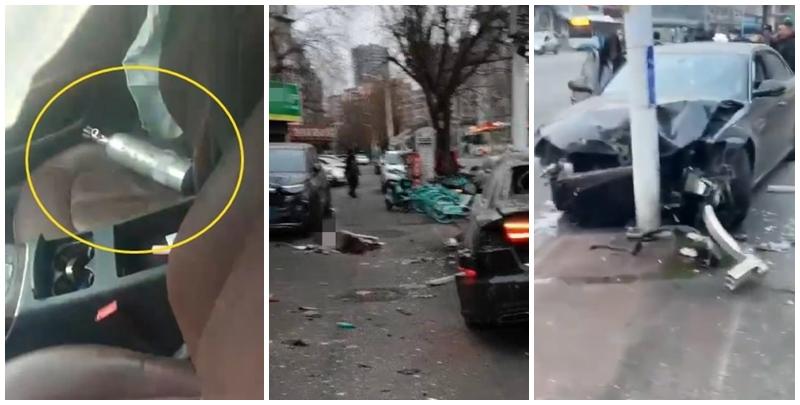 遼寧省瀋陽市鐵西區19日有汽車逆線衝上行人路,造成3死2傷,司機被捕,車輛副駕駛座被發現有鋼製氣罐,公安正調查事件起因。