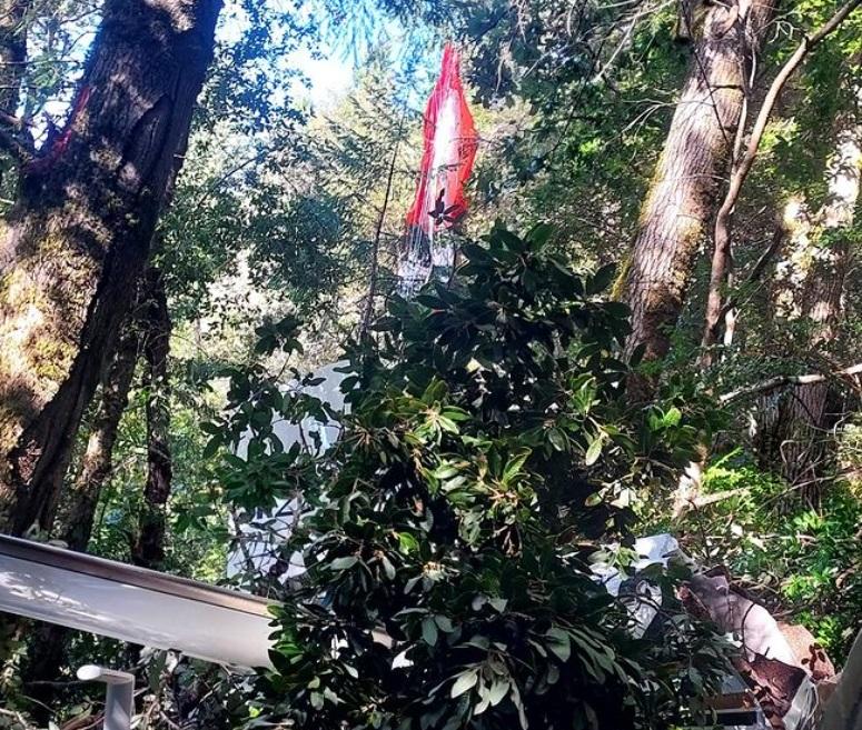 機身嚴重損毀。(互聯網)