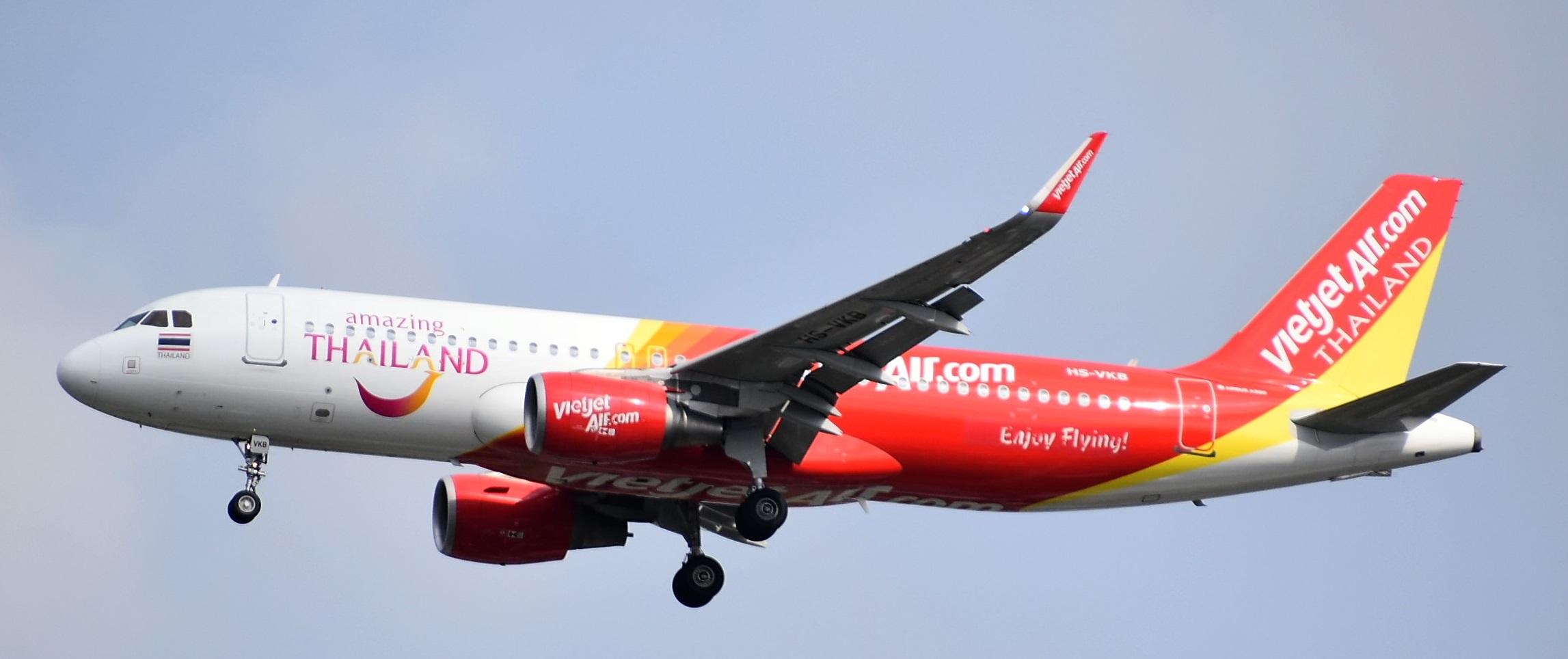 泰國廉航泰越捷航空。(互聯網)