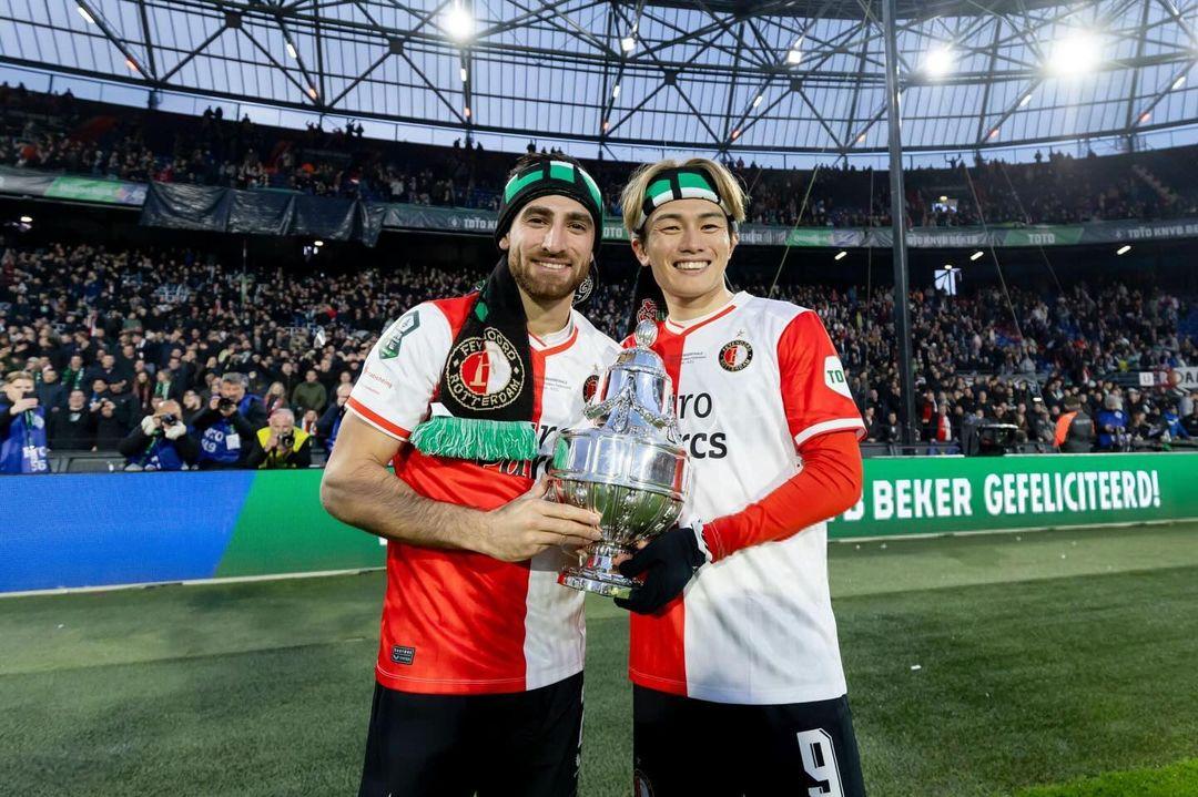 日本前鋒上田綺世效力飛燕諾,今季荷甲攻入3球。