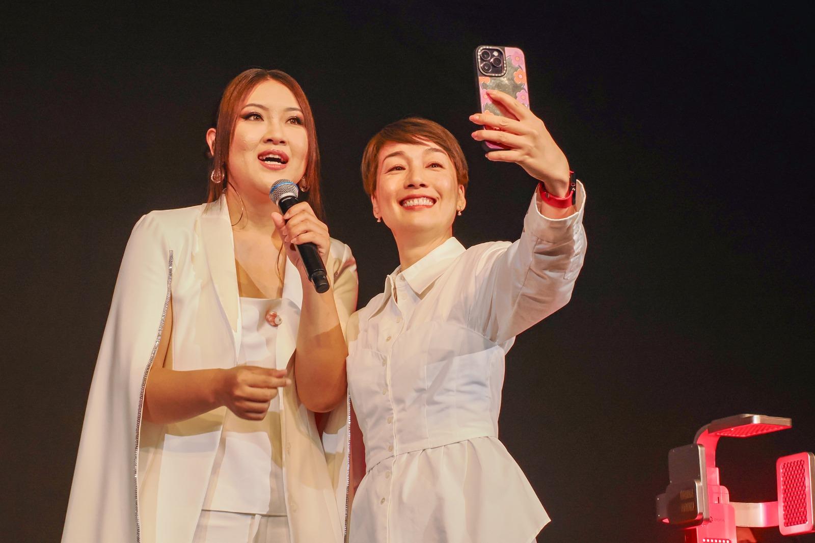 江美儀也有前來捧場。