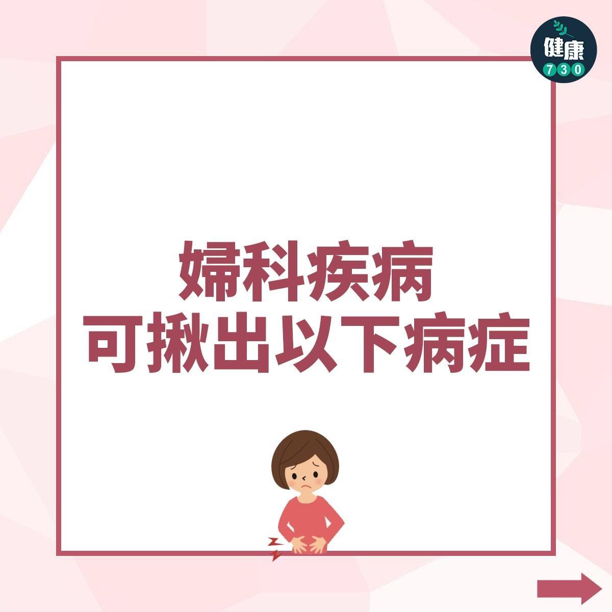 常見婦科疾病|(am730製圖)