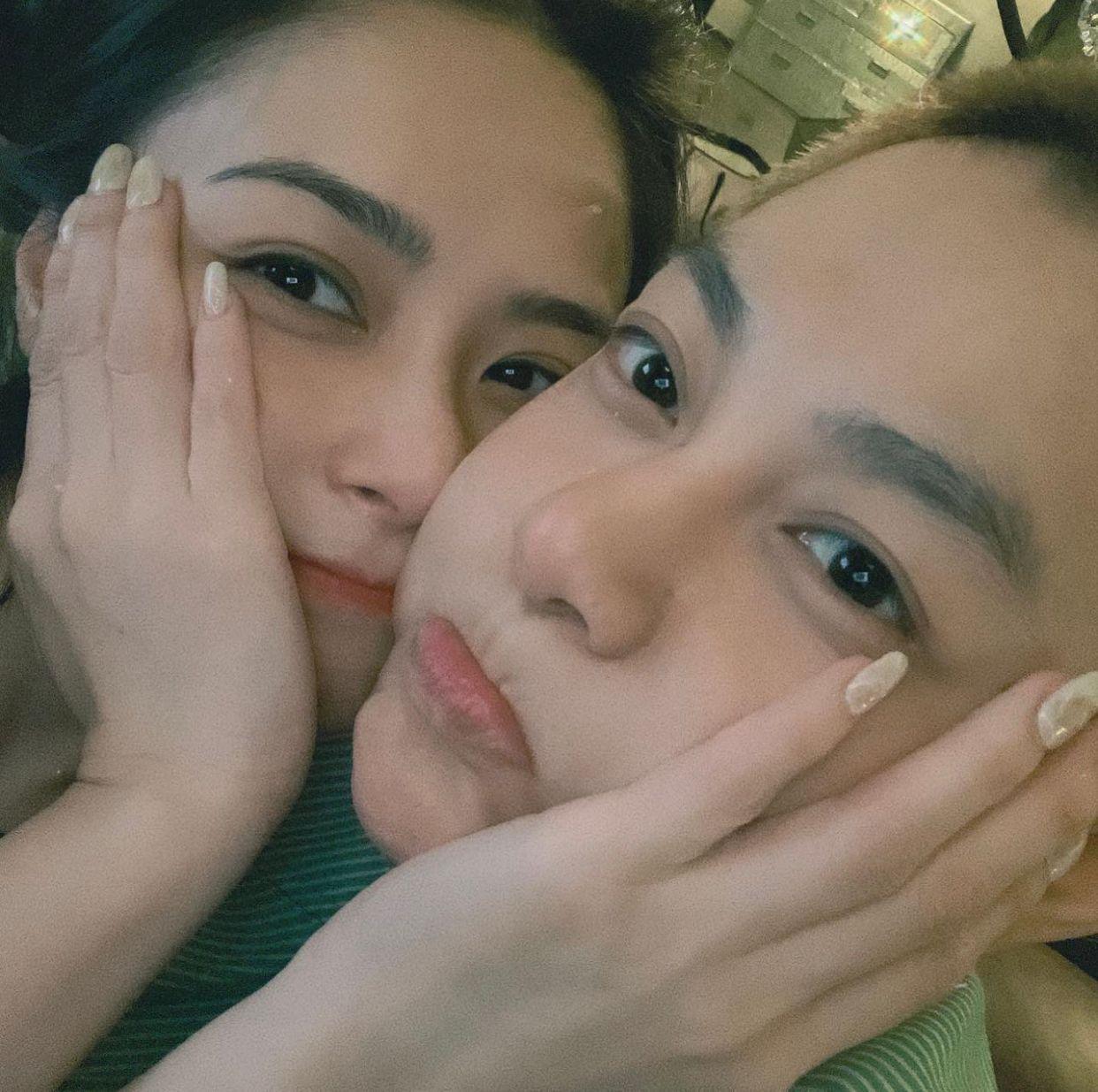 阿嬌去年被爆撻着內地「女版陳冠希」皇甫聖華。