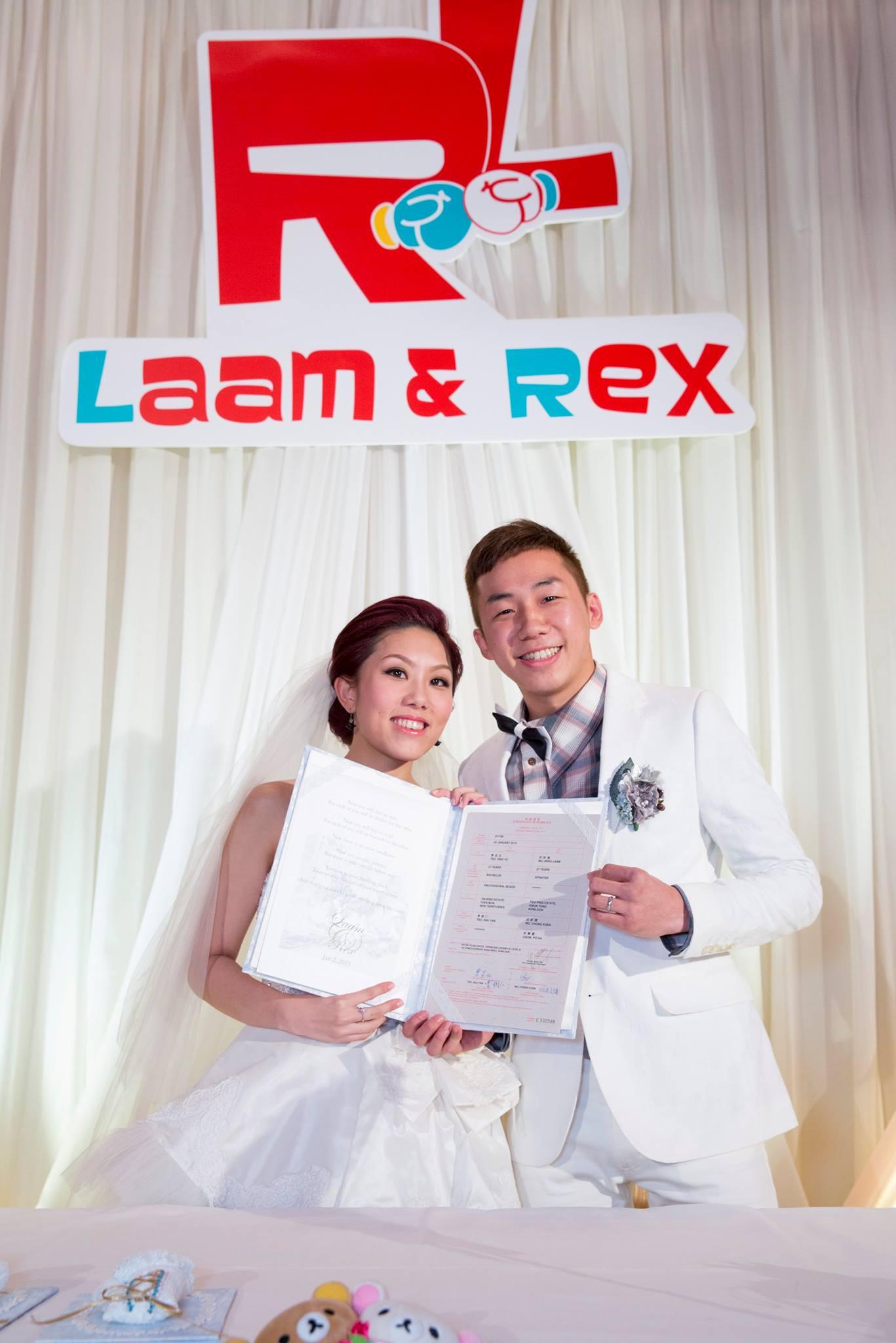 曹星如與拍拖多年的女友阿嵐於15年結婚,非常低調。