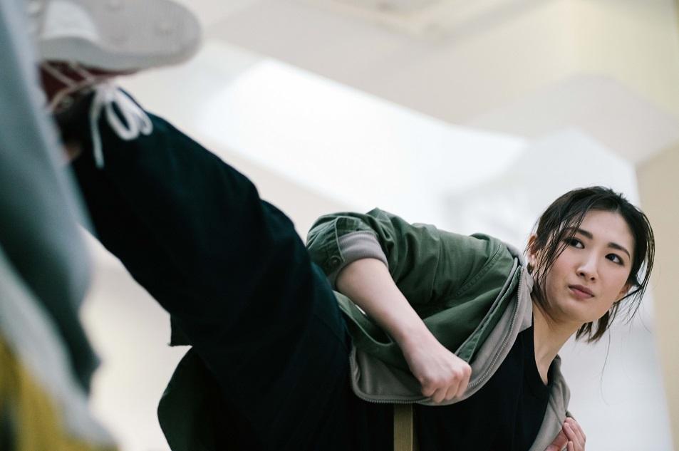 武田梨奈表示期待同歐錦棠對打。(《打天下2》劇照)