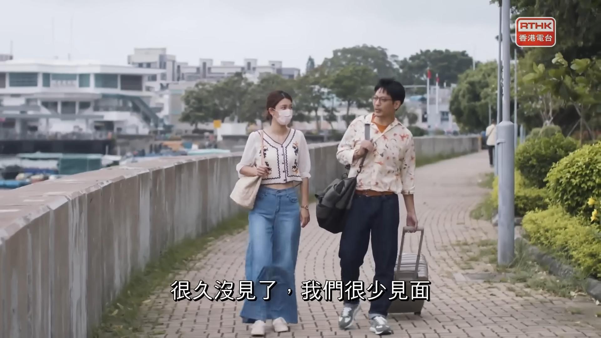 余香凝拍《白日之下》時,向陸駿光請教演戲之道。