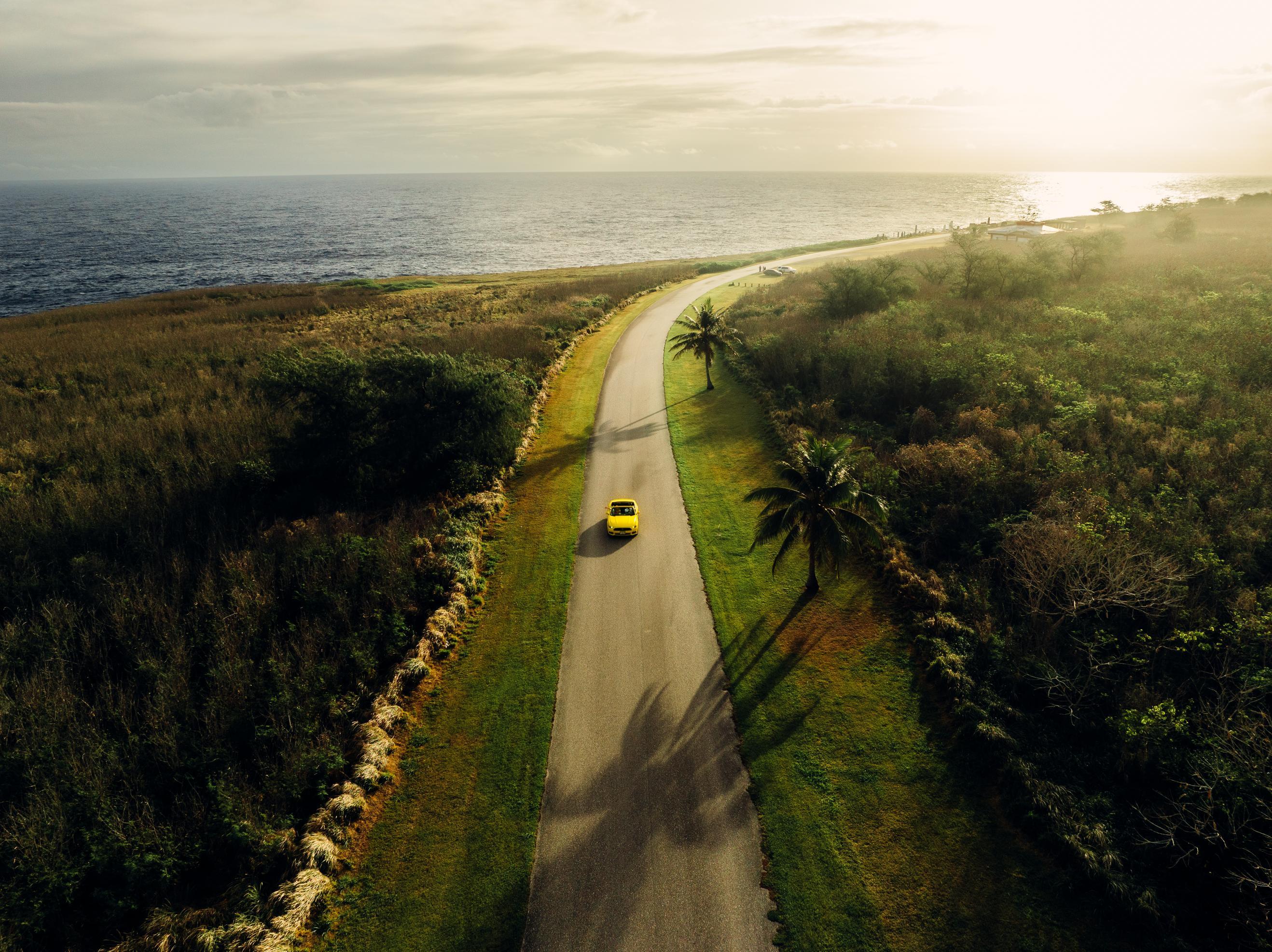 租借開蓬跑車環塞班島