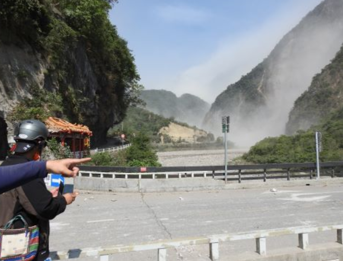 太魯閣得卡倫步道死傷最為慘重(網上圖片)