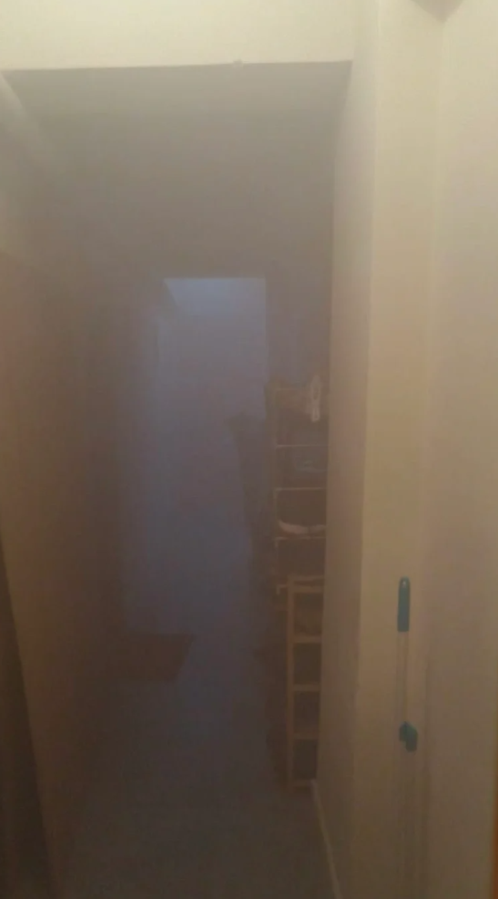 華豐大廈多名大廈住戶事後於社交平台公開火警現場。(網上圖片)