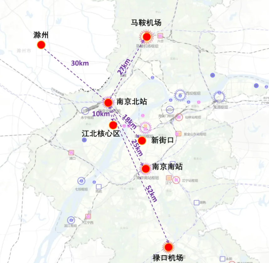 南京市正計劃籌建新的鐵路站「南京北站」,工程預計上半年動工,2027年通車。(網上圖片)