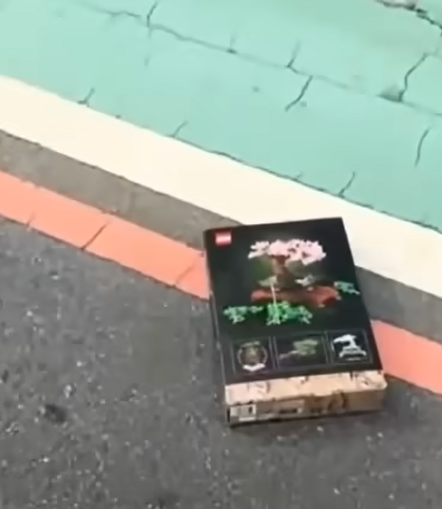 台北市一對夫妻在家中發生爭執,女方疑一氣之下,竟然把丈夫的樂高積木以及Playstation 4遊戲光碟由3樓直接往窗外扔到馬路上。(影片截圖)