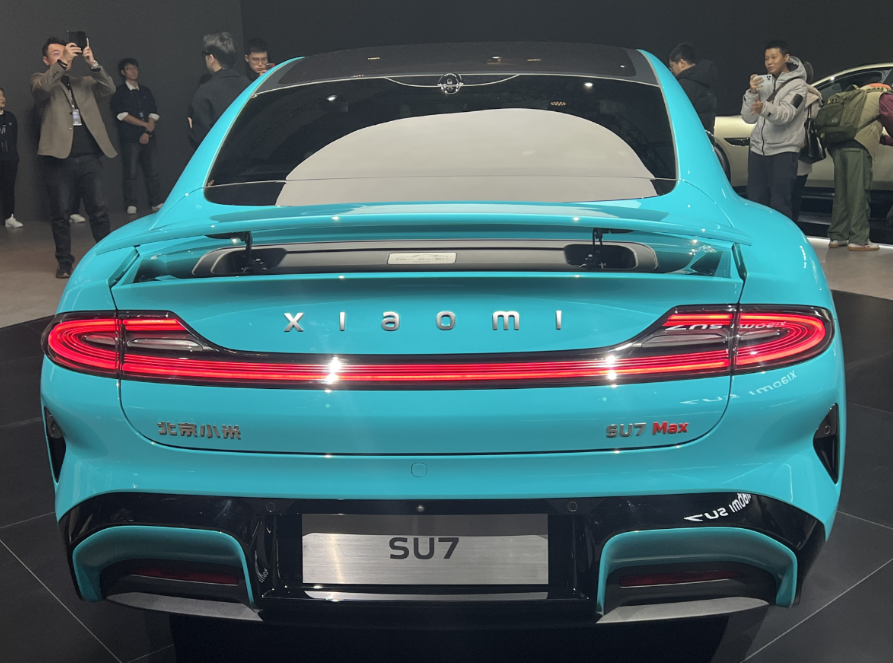 小米發布旗下首款汽車SU7。(網上圖片)