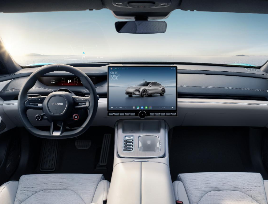 小米發布旗下首款汽車SU7。(網上圖片)