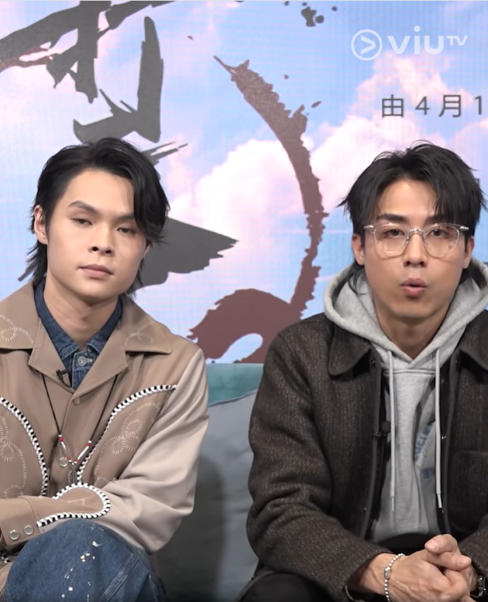 Tiger與AK拍片呼籲大家收看《打天下2》。