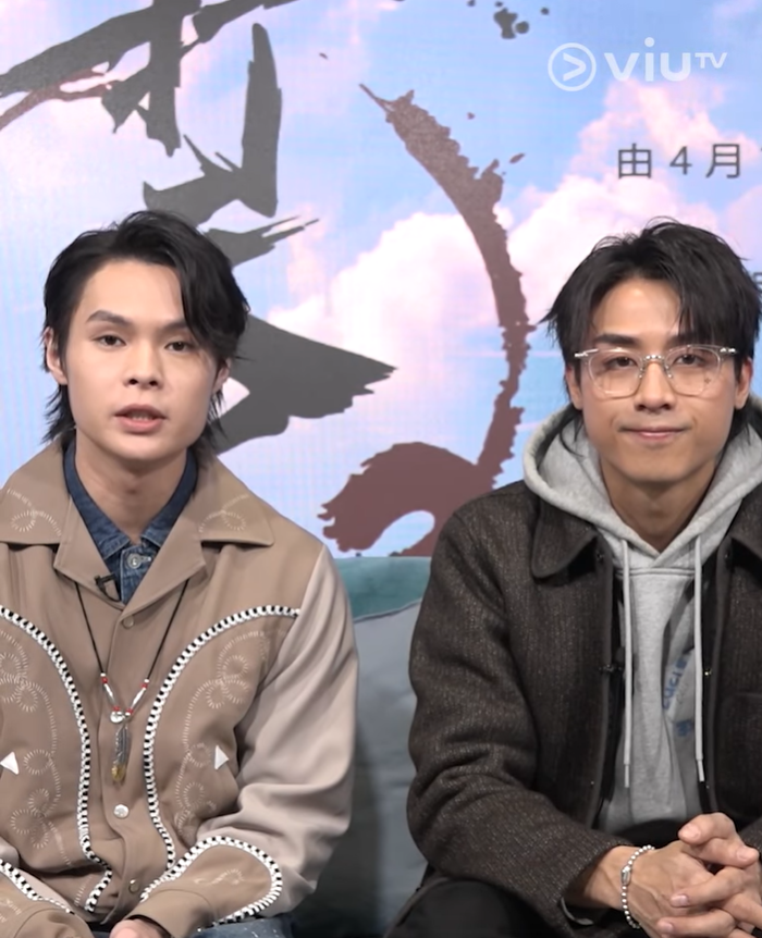 Tiger與AK拍片呼籲大家收看《打天下2》。