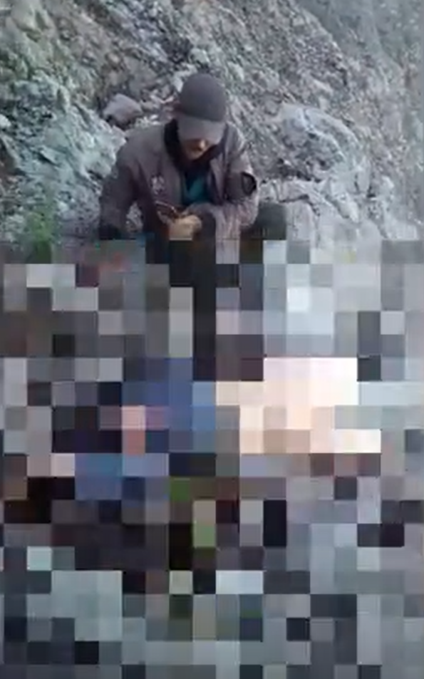 脫崖女遊客於兩小時後被尋獲,惜已傷重死亡。(互聯網)