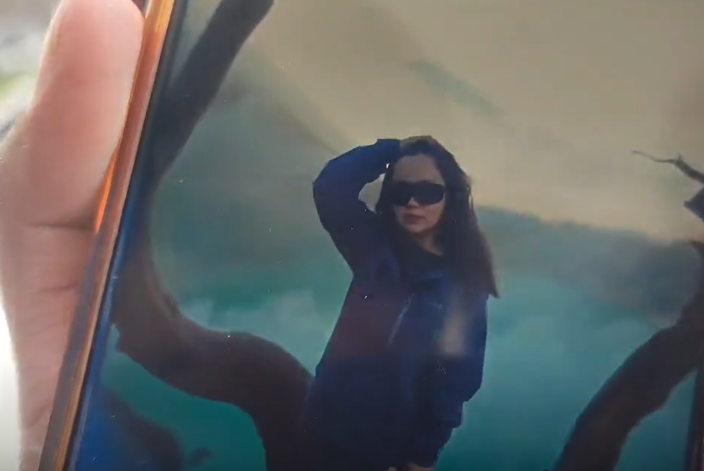 不幸身亡的女遊客。(互聯網)